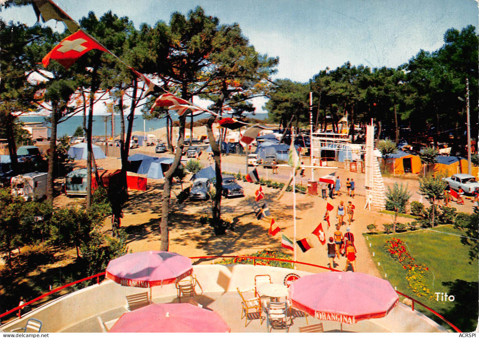 17 SAINT GEORGES DE DIDONNE  Camping De Tourisme Du Bois Soleil Vue Sur La Mer De La Terrasse  (Scans R/V) N° 50 \ML4062 - Saint-Georges-de-Didonne