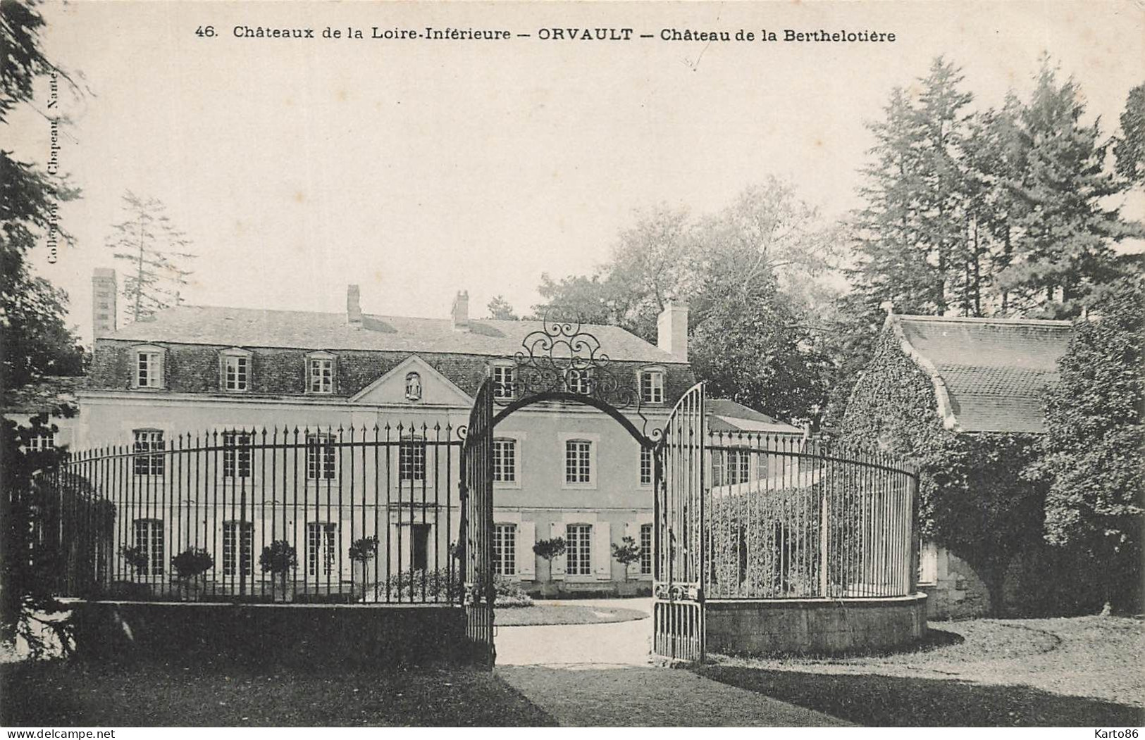 Orvault * Château De La Berthelotière * Châteaux De La Loire Inférieure N°46 - Orvault