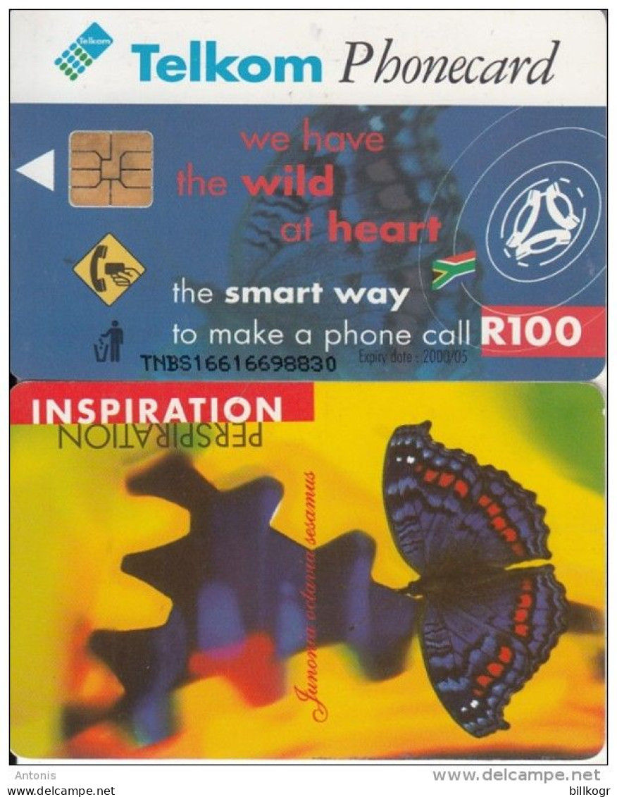 SOUTH AFRICA - Butterfly, Tirage 30000, Used - Sudafrica