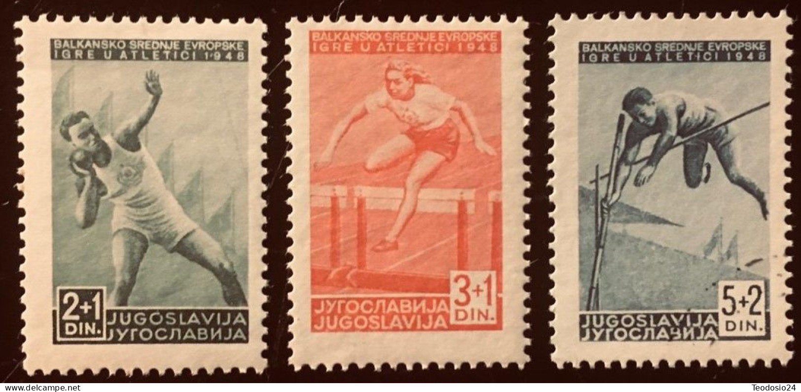 YUGOSLAVIA 1948 502 A 504 ** - Unused Stamps