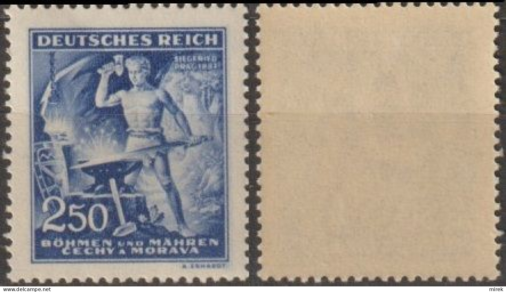 32/ Pof. 110, Yellow Glue - Unused Stamps