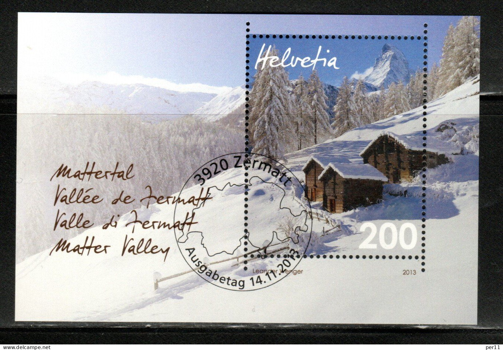 2013 Mattertal Sed/gest. (ch402) - Used Stamps