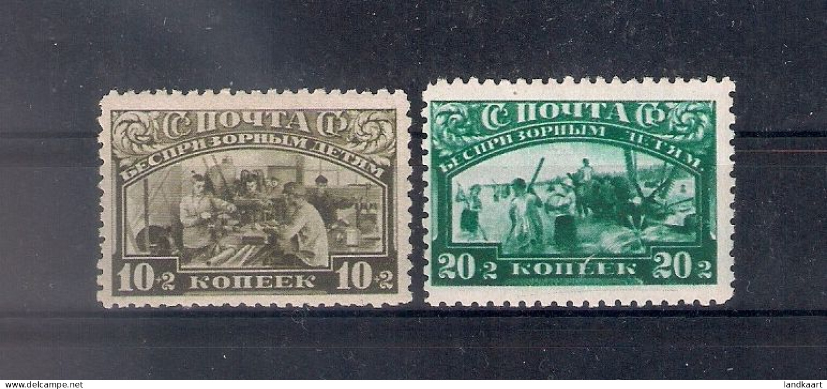 Russia 1930, Michel Nr 383-84, MLH OG - Ongebruikt