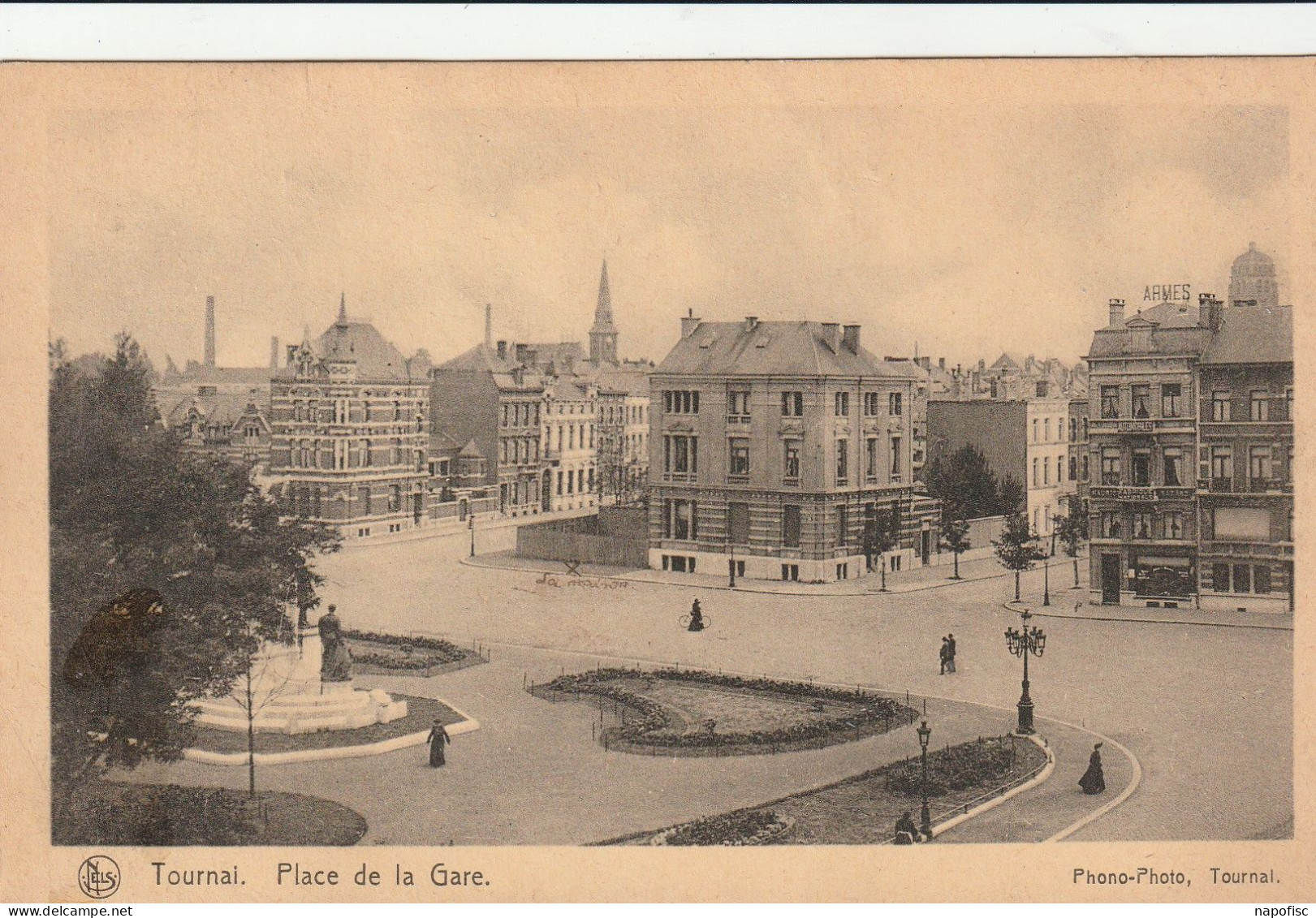 104-Tournai-Doornik Place De La Gare - Tournai