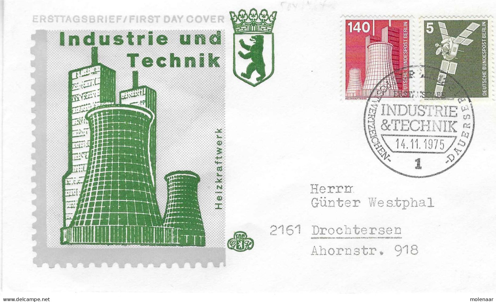 Postzegels > Europa > Duitsland > Berlijn > 1970-1979 > Brief Met No. 494 En 504 (17178) - Storia Postale