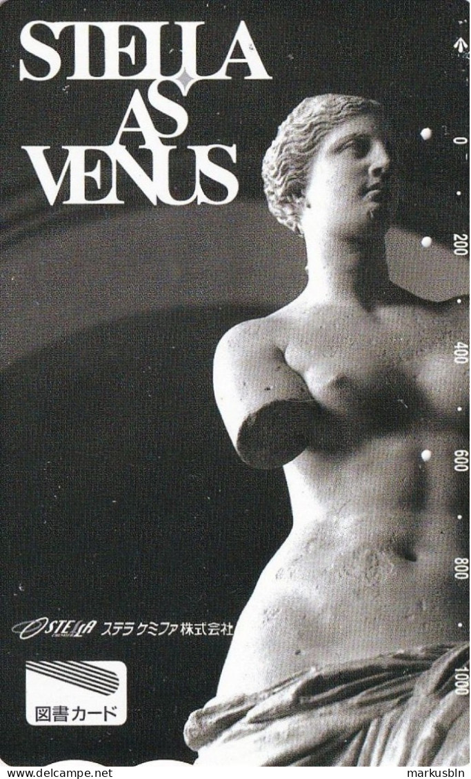 Japan Prepaid Libary Card 1000 - Statue Venus - Japan