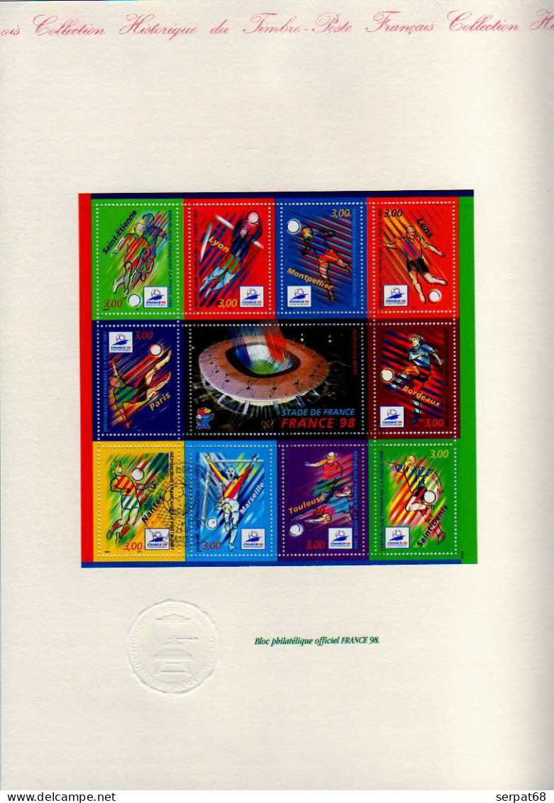 Lot : Documents FDC : Coupe Du Monde De Football France 1998 - BF 19 - 1998 – France