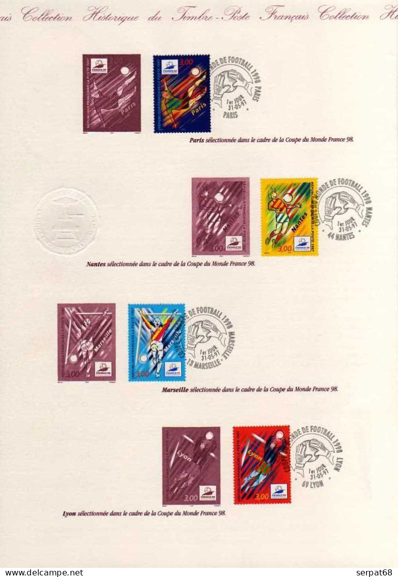 Lot : Documents FDC : Coupe Du Monde De Football France 1998 - BF 19 - 1998 – France