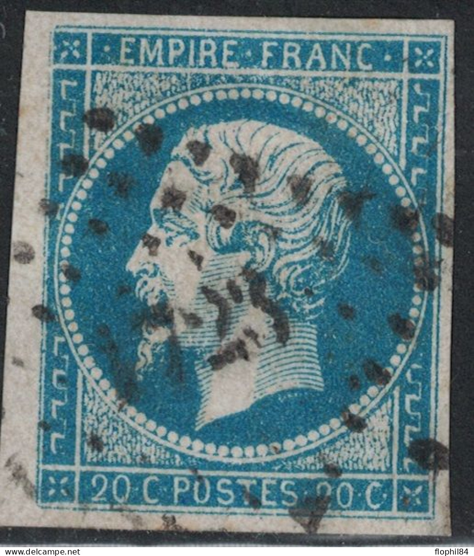 EMPIRE - No 14 - OBLITERATION PC1723 - LIGNY EN BARROIS - MEUSE. - 1853-1860 Napoléon III