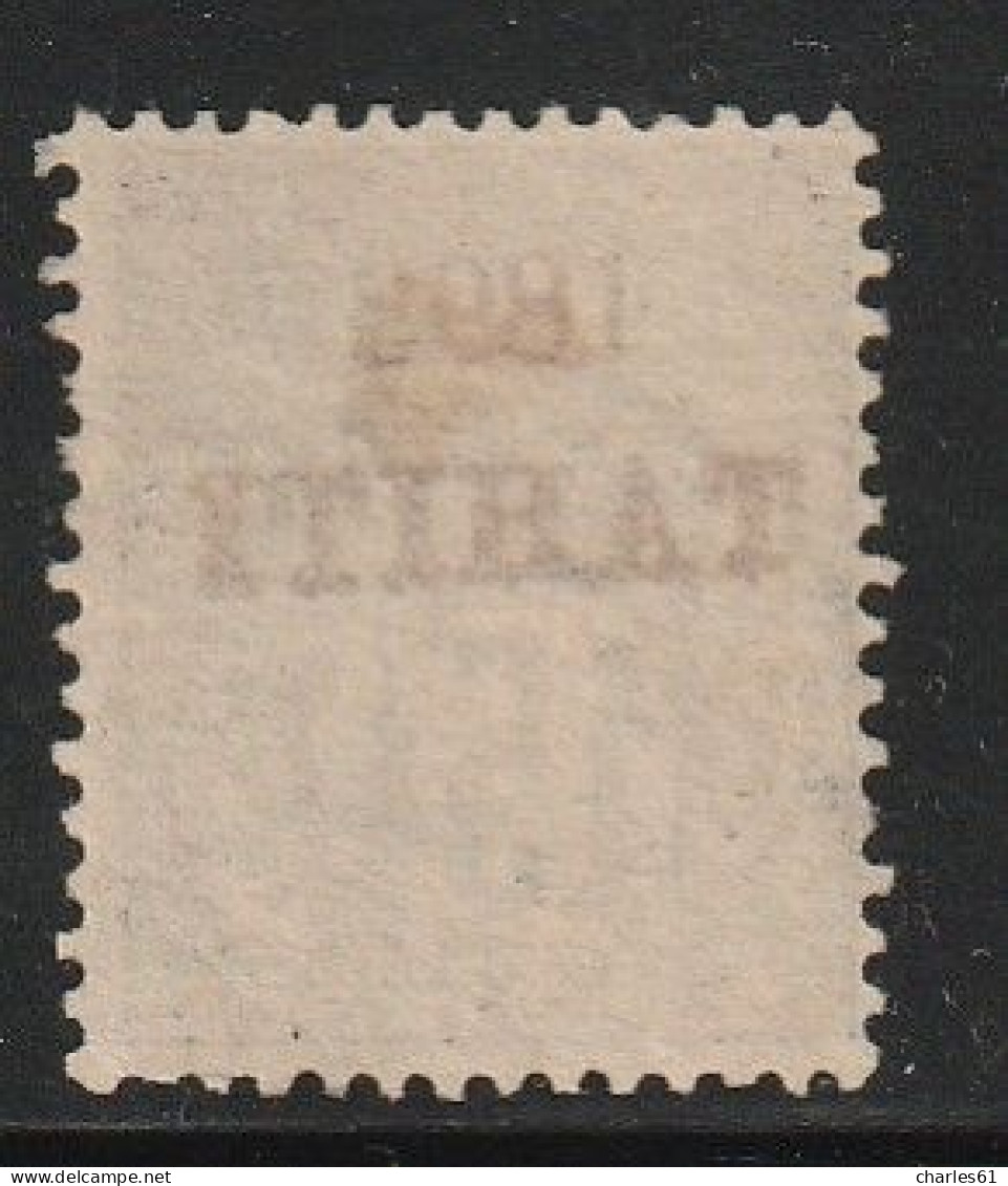 TAHITI - N°24 Obl (1893) 15c Bleu - Used Stamps