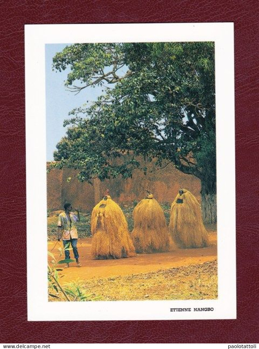 Benin, Danse Des Zangetos. New, Verso Divided, Standard Size. Ed. Les Images De Chez Nous No. 27B. Photo E. Nangbo. - Benin