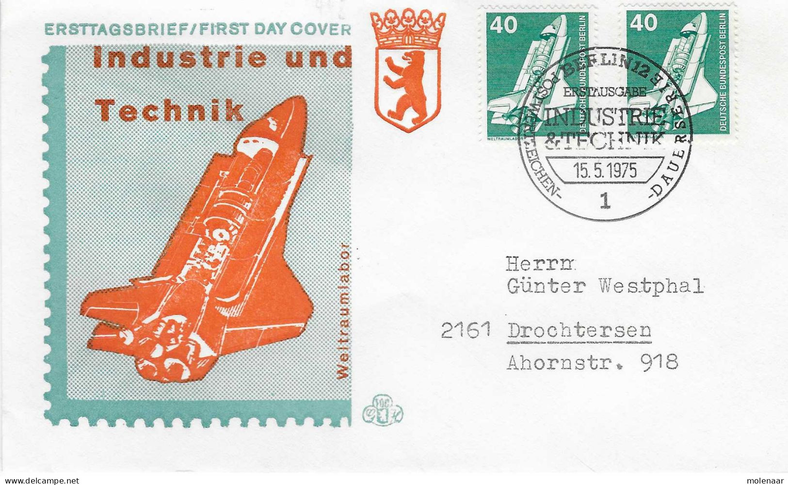 Postzegels > Europa > Duitsland > Berlijn > 1970-1979 > Brief Met No. 498 (17181) - Covers & Documents