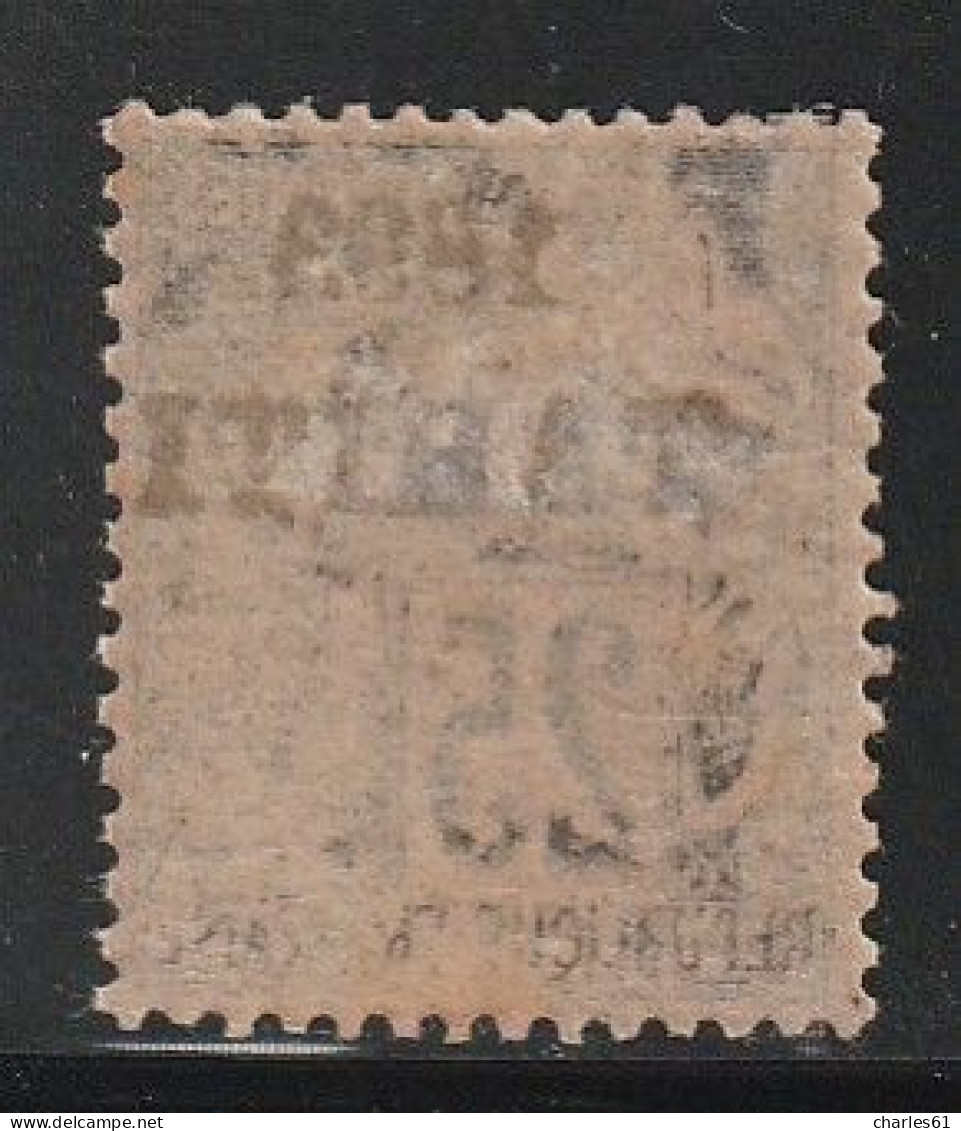 TAHITI - N°27 * (1893) 25c Noir Sur Rose - Unused Stamps