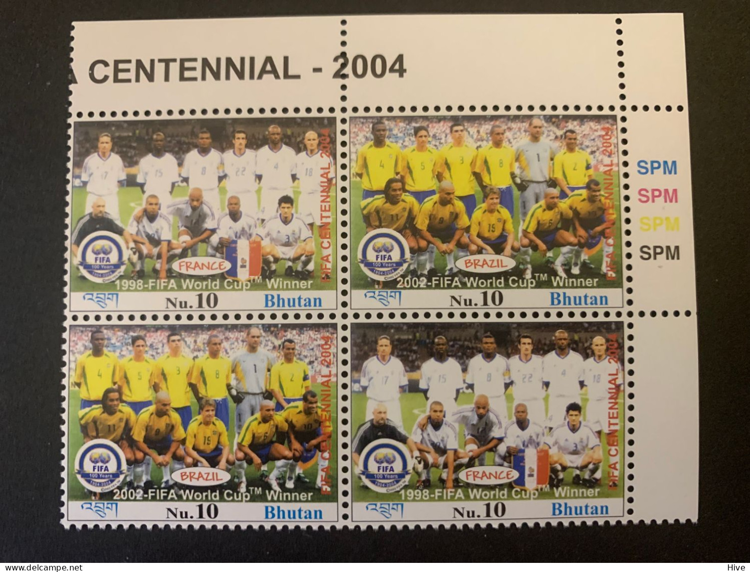 BHUTAN 2004 FIFA Centennial,Football  MNH - Bhutan