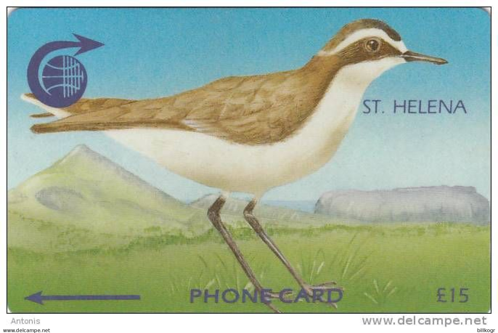 ST. HELENA ISL.(GPT) - Wirebird, CN : 3CSHC/B, Tirage 2000, Used - St. Helena