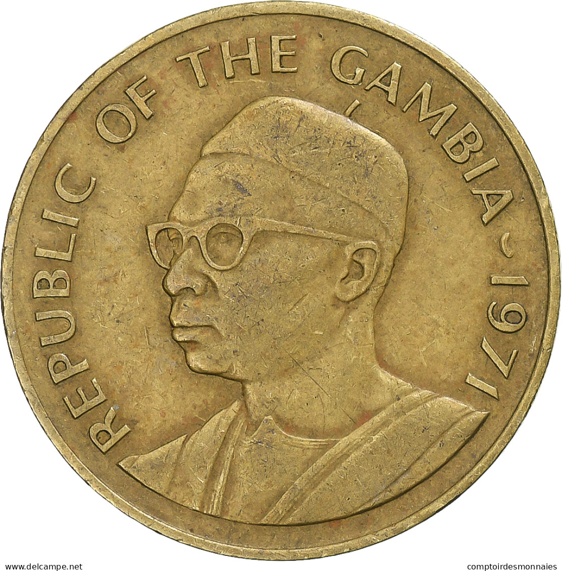 Gambie , 10 Bututs, 1971 - Gambia