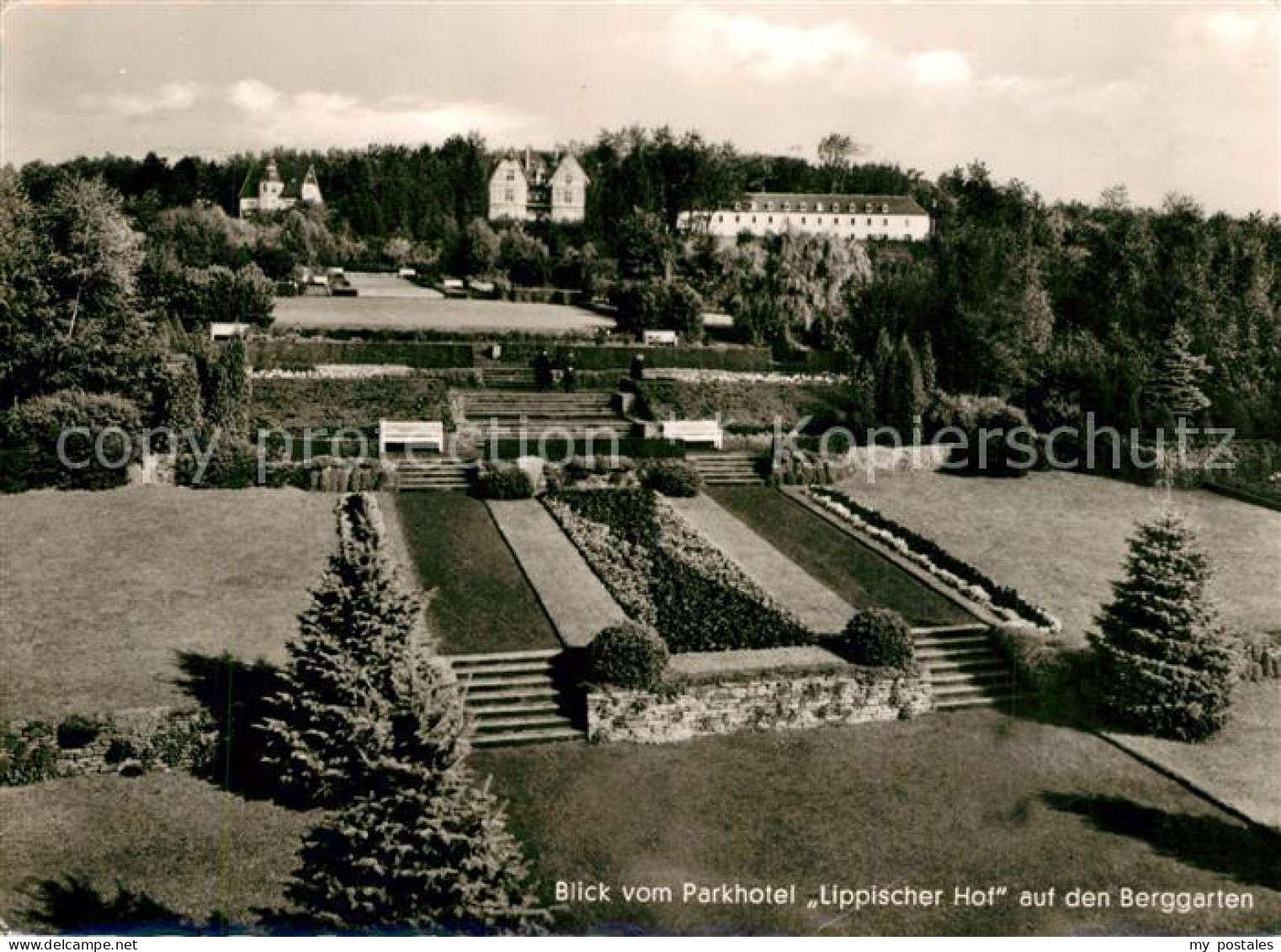 73335494 Bad Meinberg Blick Vom Parkhotel Lippischer Hof Auf Den Berggarten Bad  - Bad Meinberg