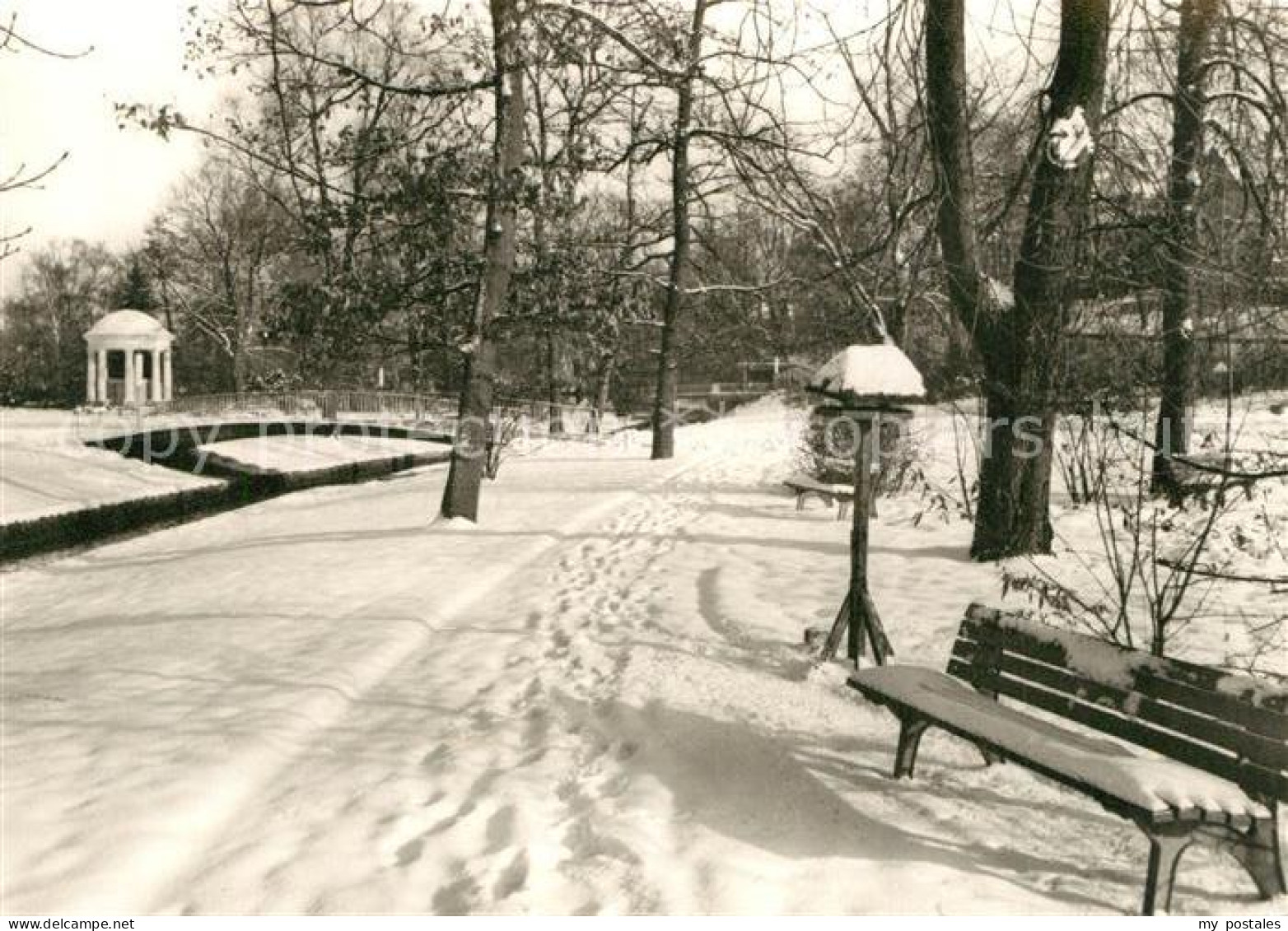 73335493 Bad Salzuflen Leopoldsprudel Und Salze Im Kurpark Winterimpressionen Ba - Bad Salzuflen