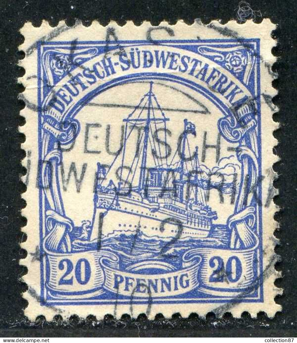 REF093 > COLONIES ALLEMANDE - AFRIQUE SUD OUEST < Yv N° 16 Ø < Oblitéré Dos Visible - Used Ø - África Del Sudoeste Alemana