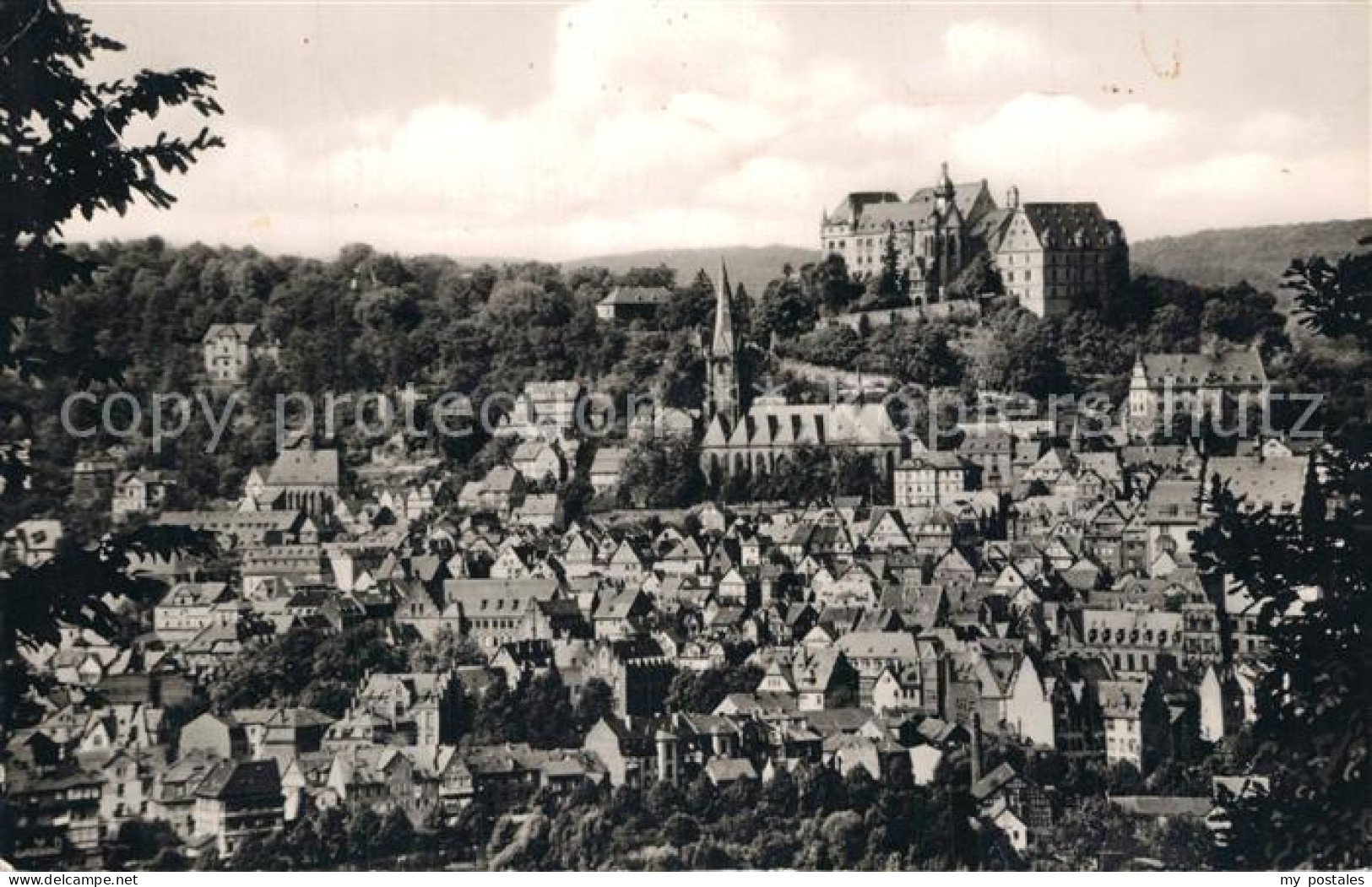 73335276 Marburg Lahn Panorama Universitaetsstadt Mit Schloss Marburg Lahn - Marburg