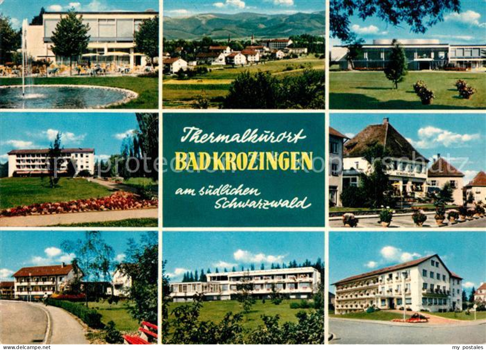73335208 Bad Krozingen Thermalbad Kuranlagen Springbrunnen Park Bad Krozingen - Bad Krozingen