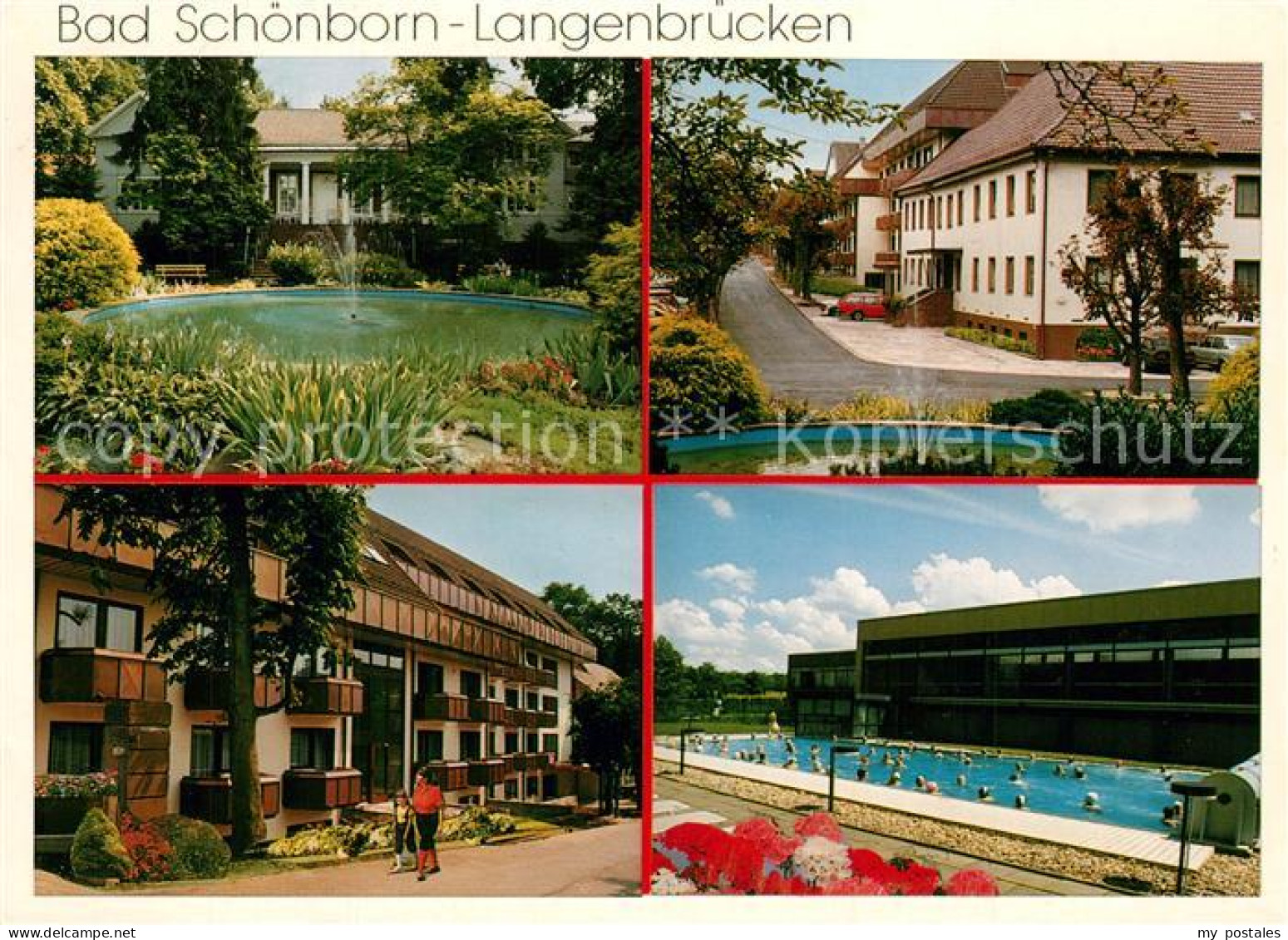 73335172 Langenbruecken Bad Schoenborn Fachkrankenhaus Springbrunnen Schwimmbad  - Bad Schönborn
