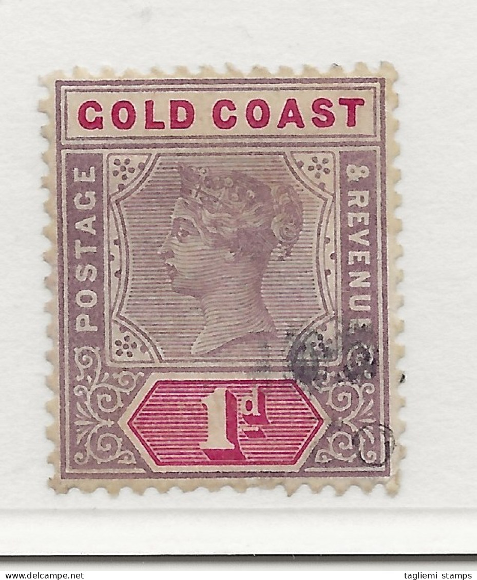 Gold Coast, 1898, SG  26, Used - Côte D'Or (...-1957)