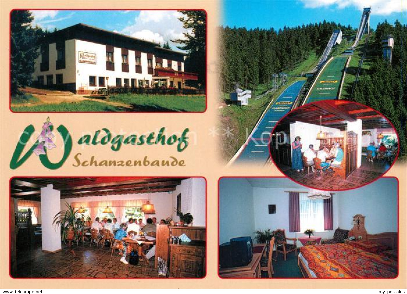 73335007 Oberhof Thueringen Waldgasthof Schanzenbaude Skischanze Familie Eichhol - Oberhof