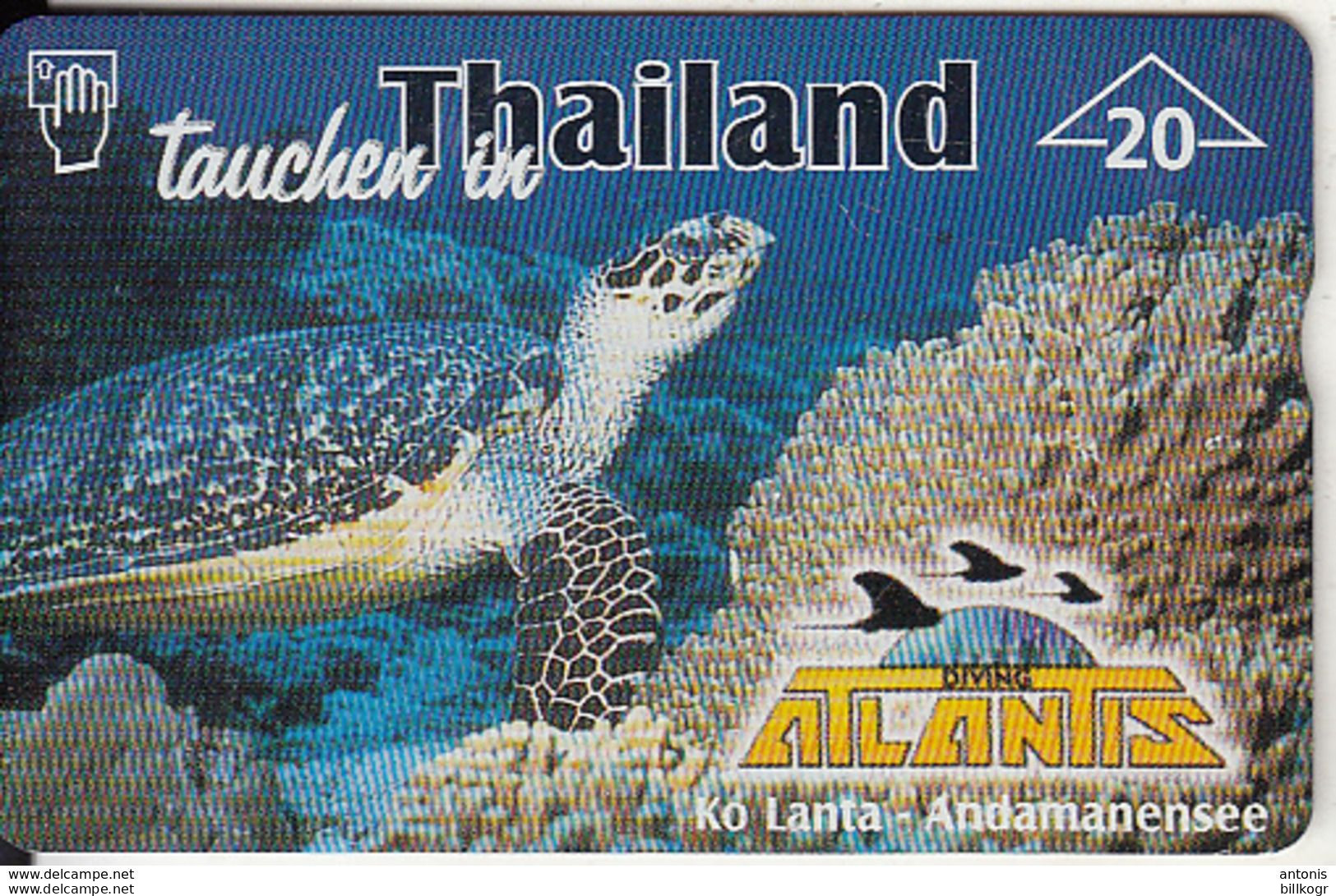 AUSTRIA - Turtle, Thailand/Atlantis, CN : 909L, Tirage 760, 03/99, Used - Autriche