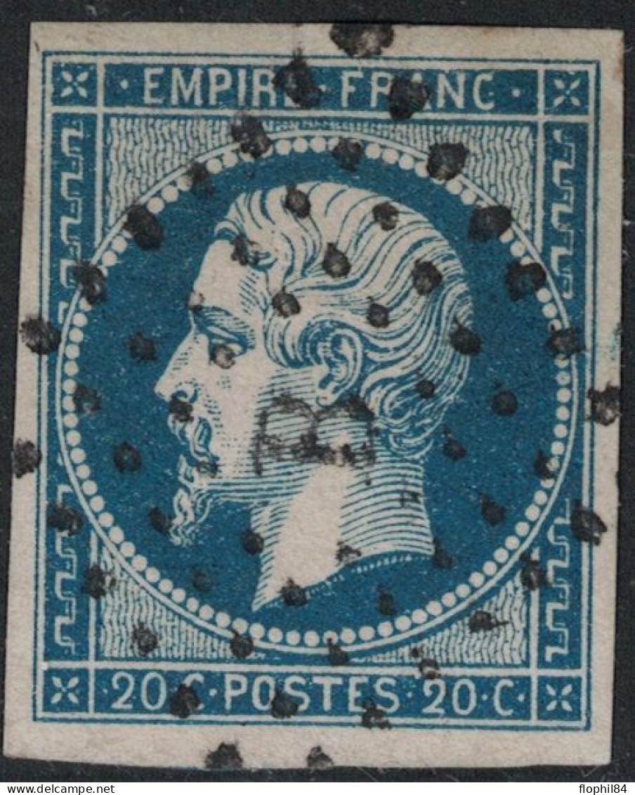 EMPIRE - No 14 - OBLITERATION LOSANGE B - PARIS. - 1853-1860 Napoléon III