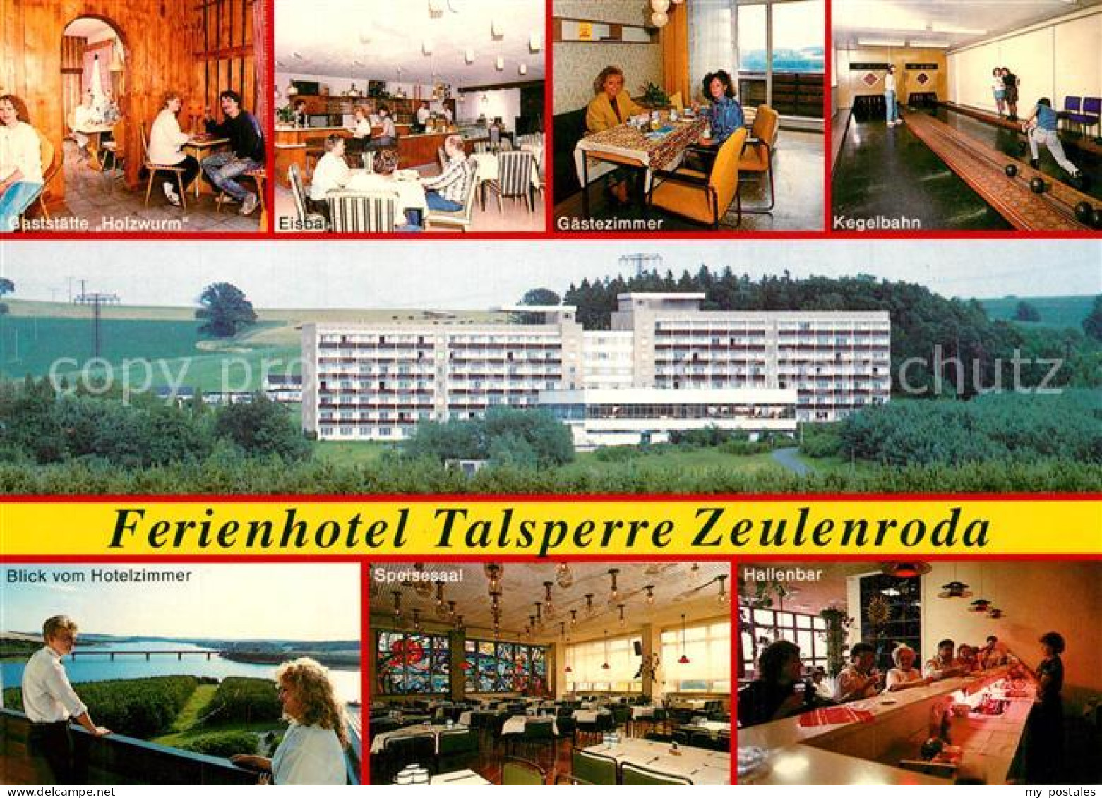 73334870 Zeulenroda-Triebes Ferienhotel Talsperre Kegelbahn Bar Zeulenroda-Trieb - Zeulenroda