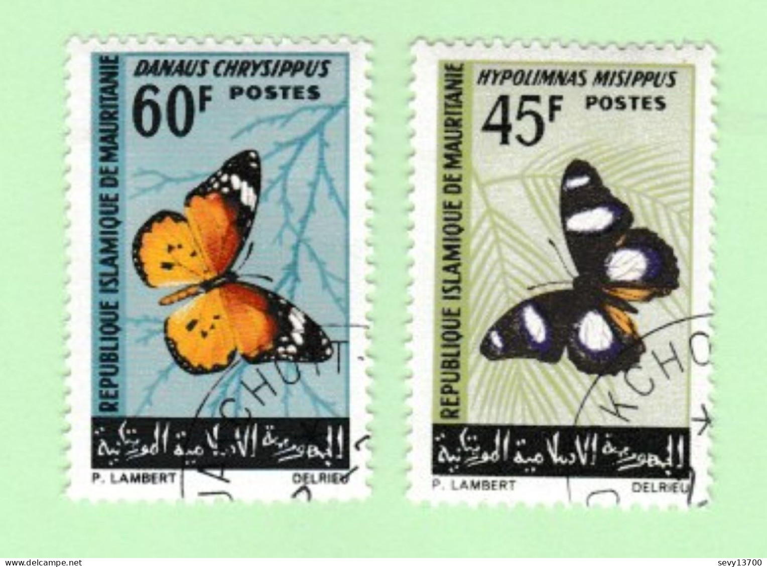 Lot 20 Timbres Les Papillons Roumanie Comores Mauritanie Nle Zélande Australie Malaisie Grenade Cuba Tchécoslovaquie DDR - Schmetterlinge