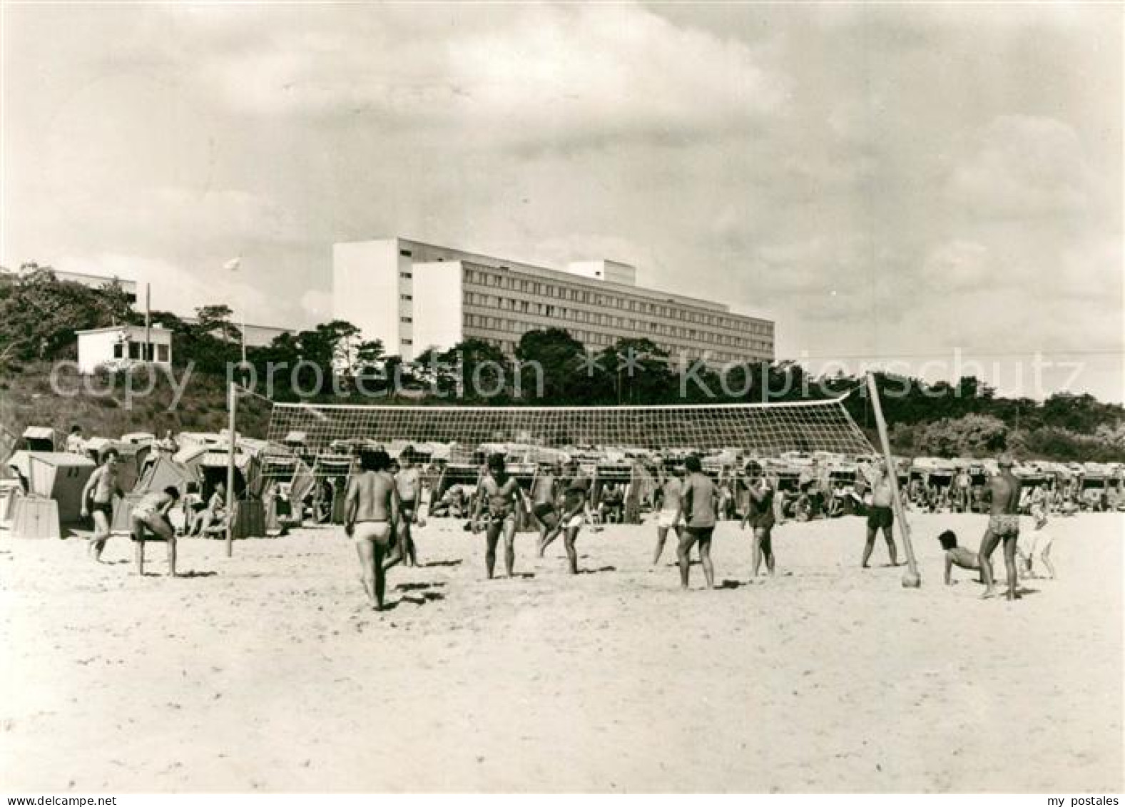 73334643 Zinnowitz Ostseebad Feriendienst IG Wismut Blick Zum Ferienheim Roter O - Zinnowitz