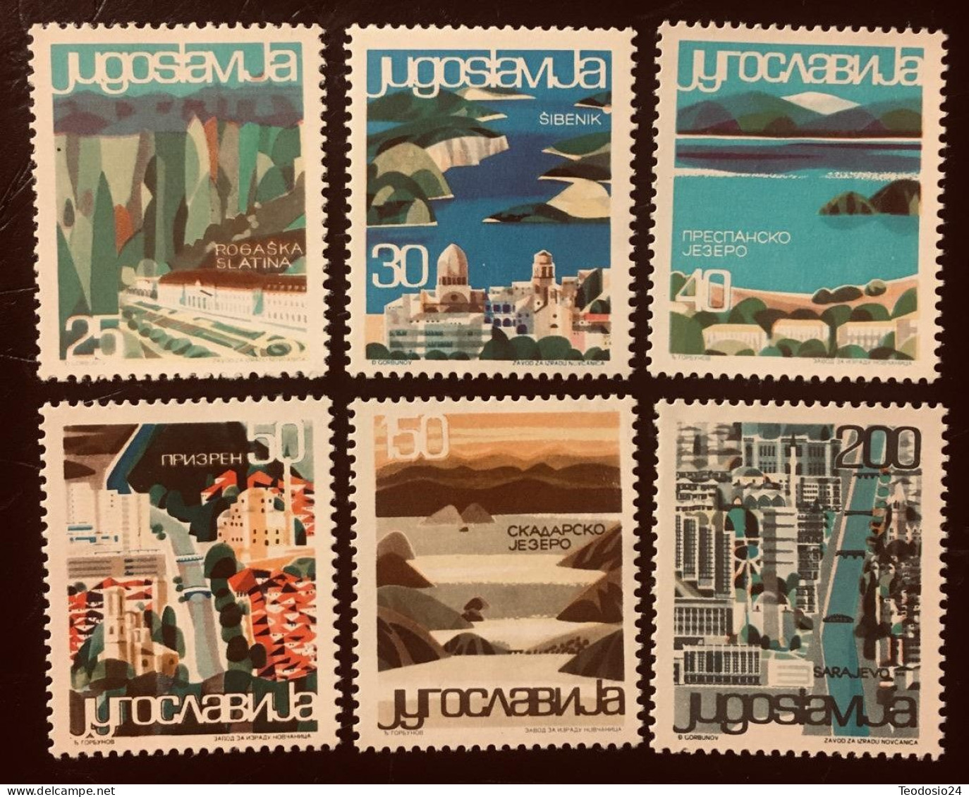YUGOSLAVIA 1965 1020 A 1025 ** - Unused Stamps