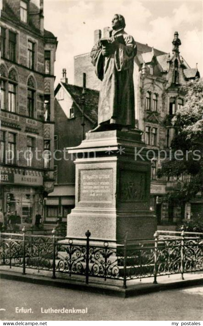 73334580 Erfurt Lutherdenkmal Statue Erfurt - Erfurt