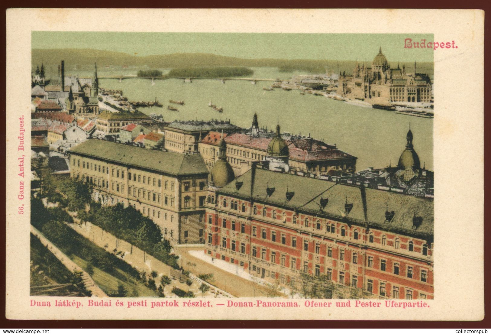 BUDAPEST 1898. Ca. Old Postcard - Hongarije
