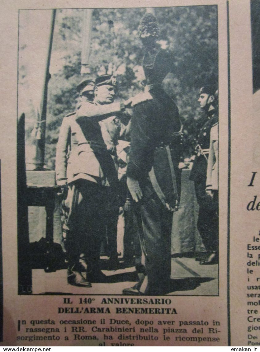 # ILLUSTRAZIONE DEL POPOLO N 24 /1938 GUERRA CINA GIAPPONE / FOTO DUCE DECORA CARABINIERE / BERTELLI - First Editions