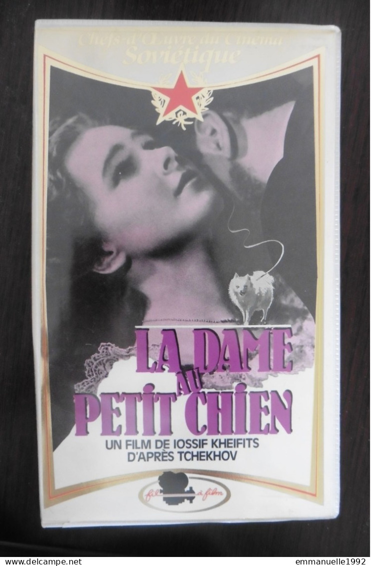 VHS La Dame Au Petit Chien D'après Tchekhov Cinéma Russe 1960 RARE ! - Drama