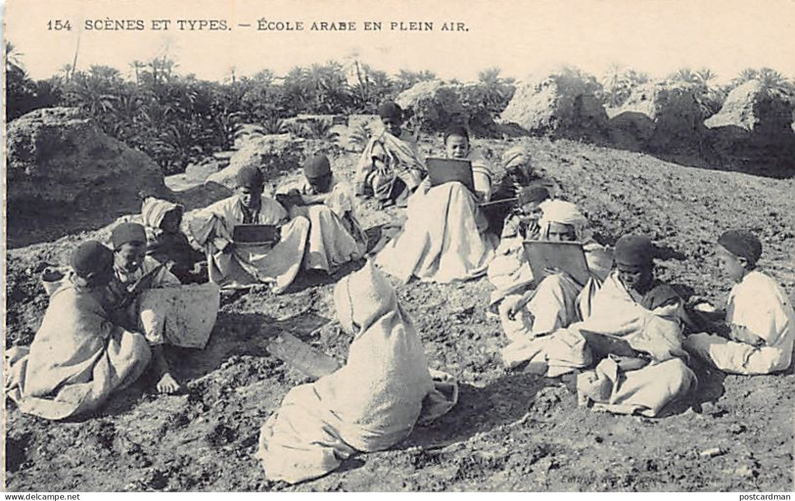 Algérie - Ecole Coranique En Plein Air - Jeunes Talebs - Ed. Galeries De France 154 - Kinderen
