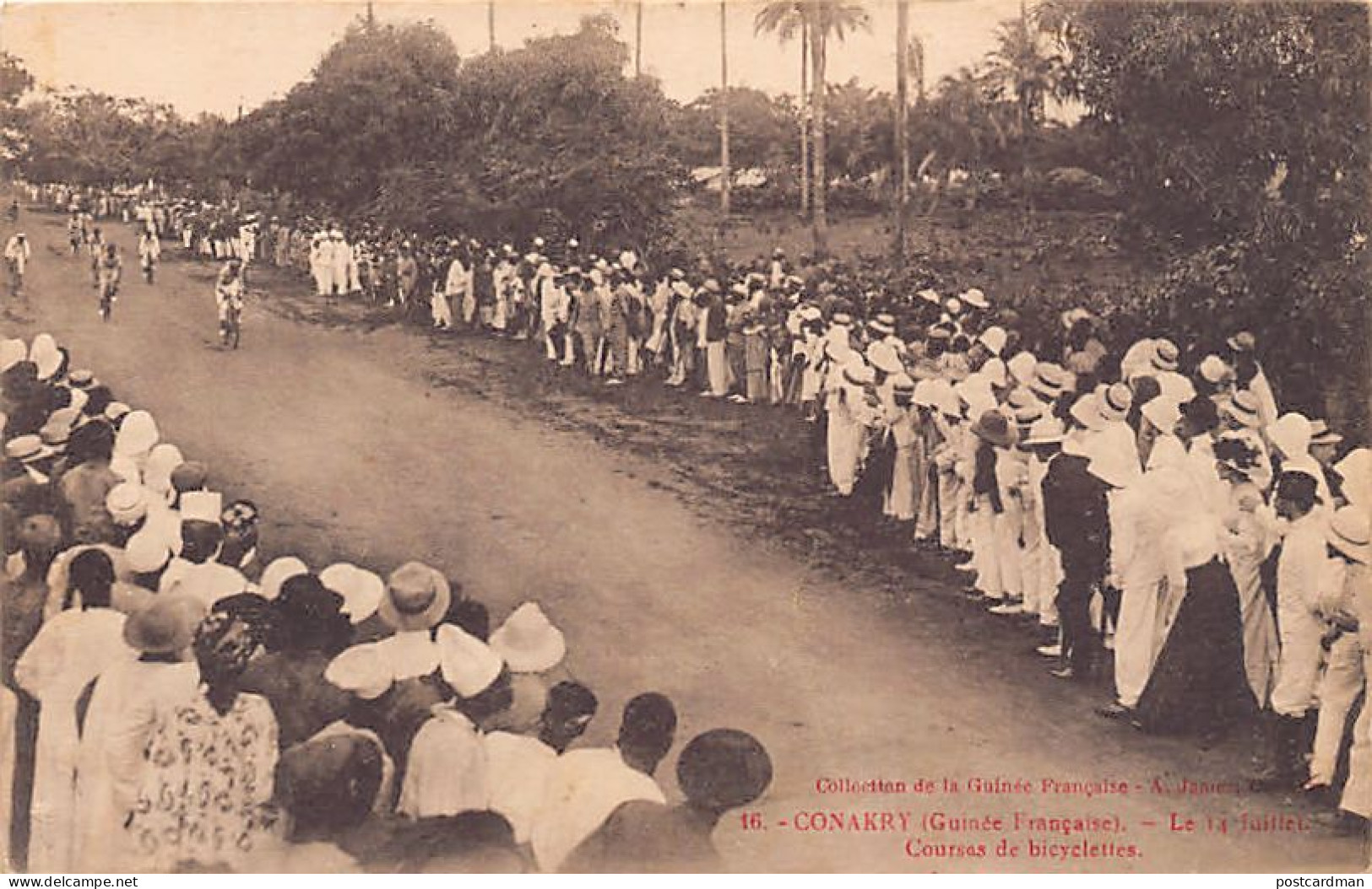 Guinée - CONAKRY - Le 14 Juillet, Course De Bicyclettes - Ed. A. James 16 - Guinee