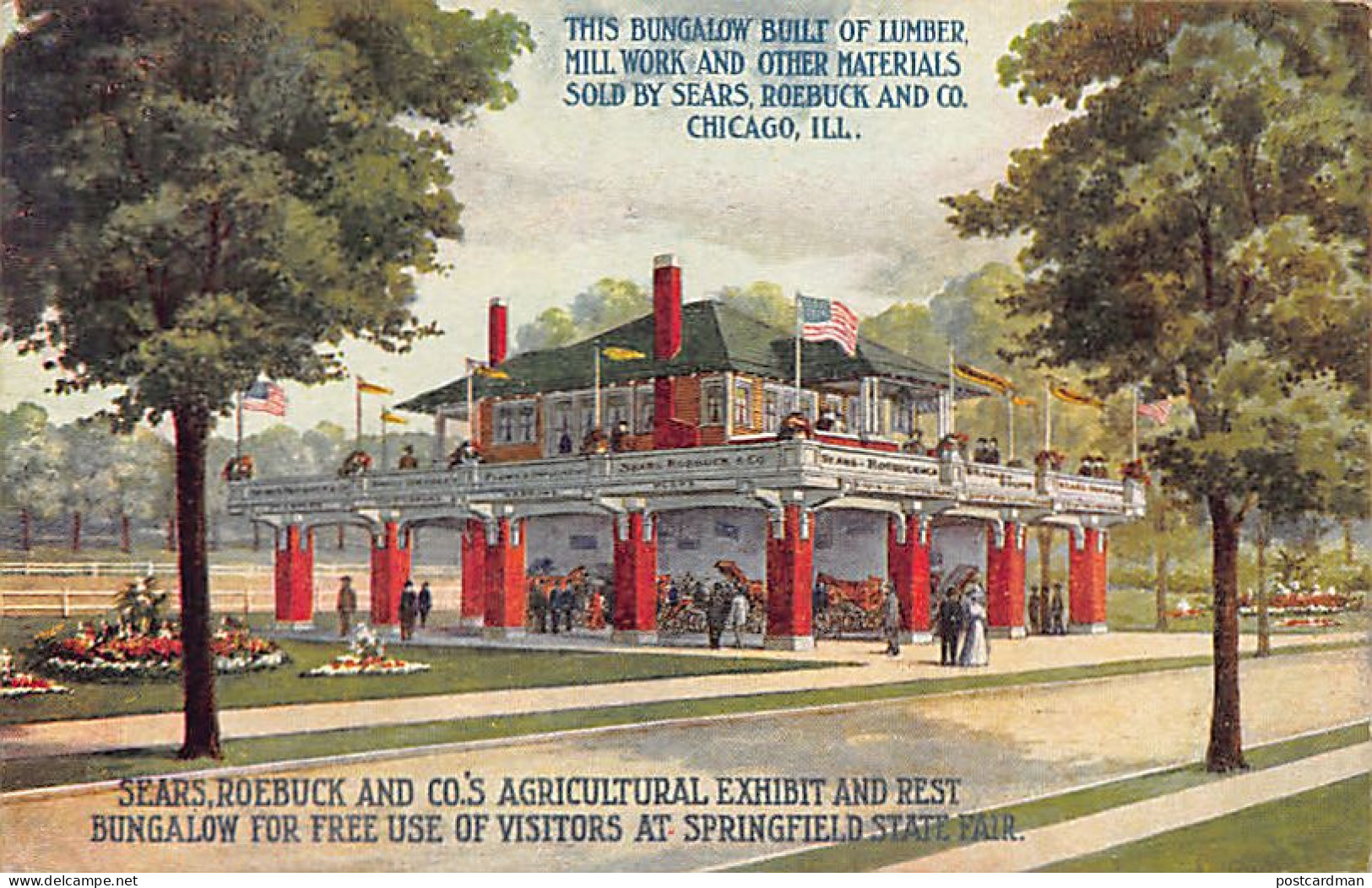 Usa - SPRINGFIELD STATE FAIR (IL) Sears, Roebuck And Co. From Chicago - Lumber, Mill Work And Other Materials - Springfield – Illinois