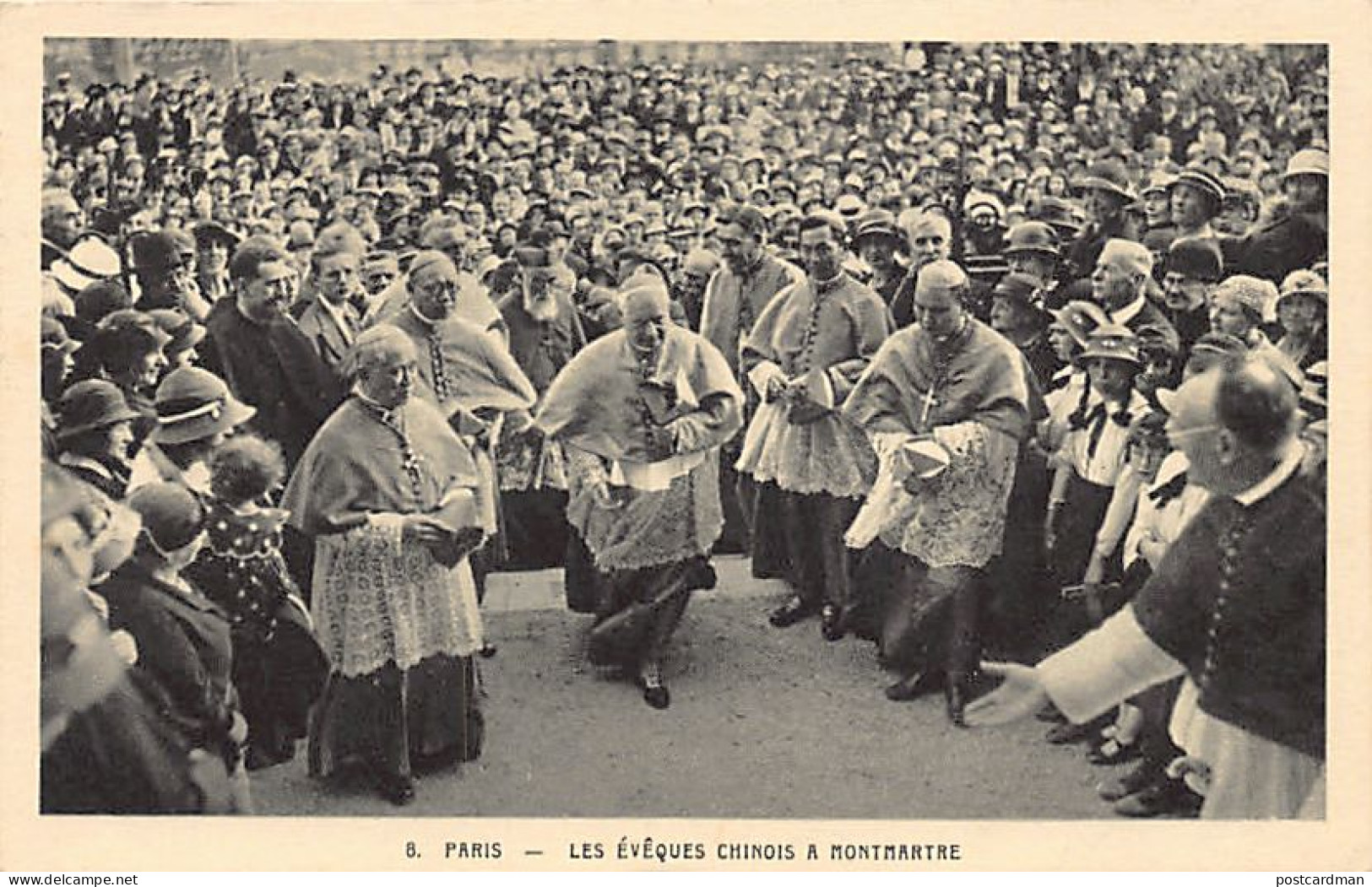 China - Chinese Catholic Bishops In Paris (France) - Publ. Oeuvre De Saint-Pierre Apôtre 8 - China
