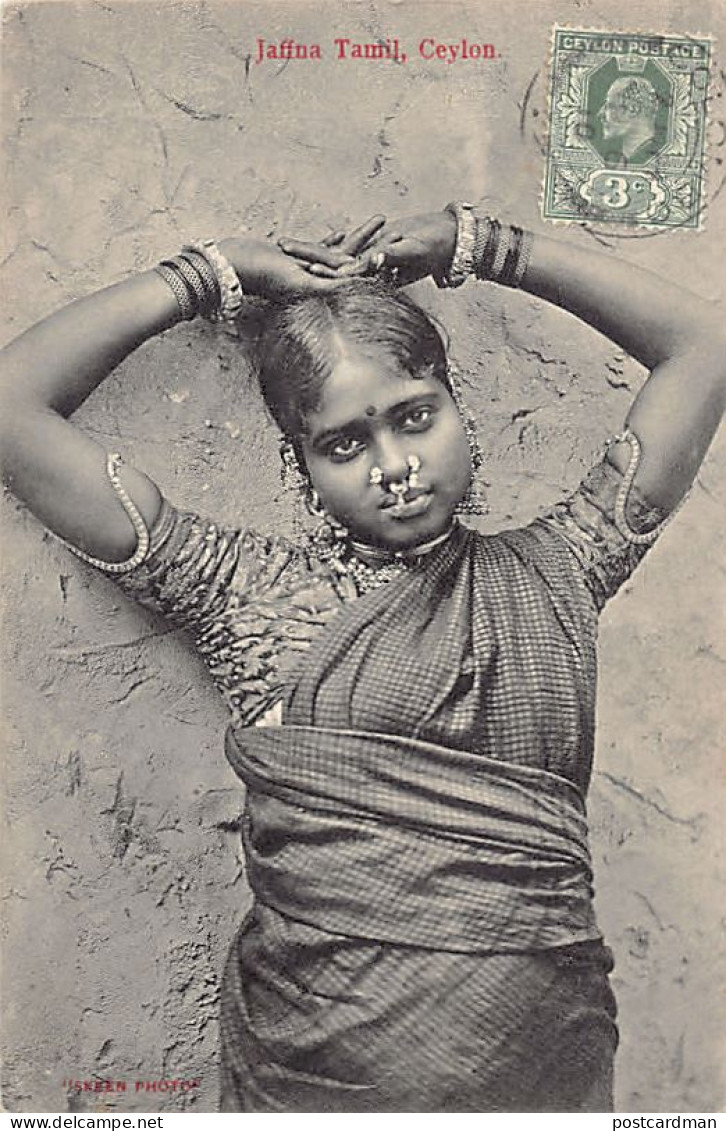 Sri-Lanka - Jaffna Tamil Lady - Publ. Skeen-Photo  - Sri Lanka (Ceylon)
