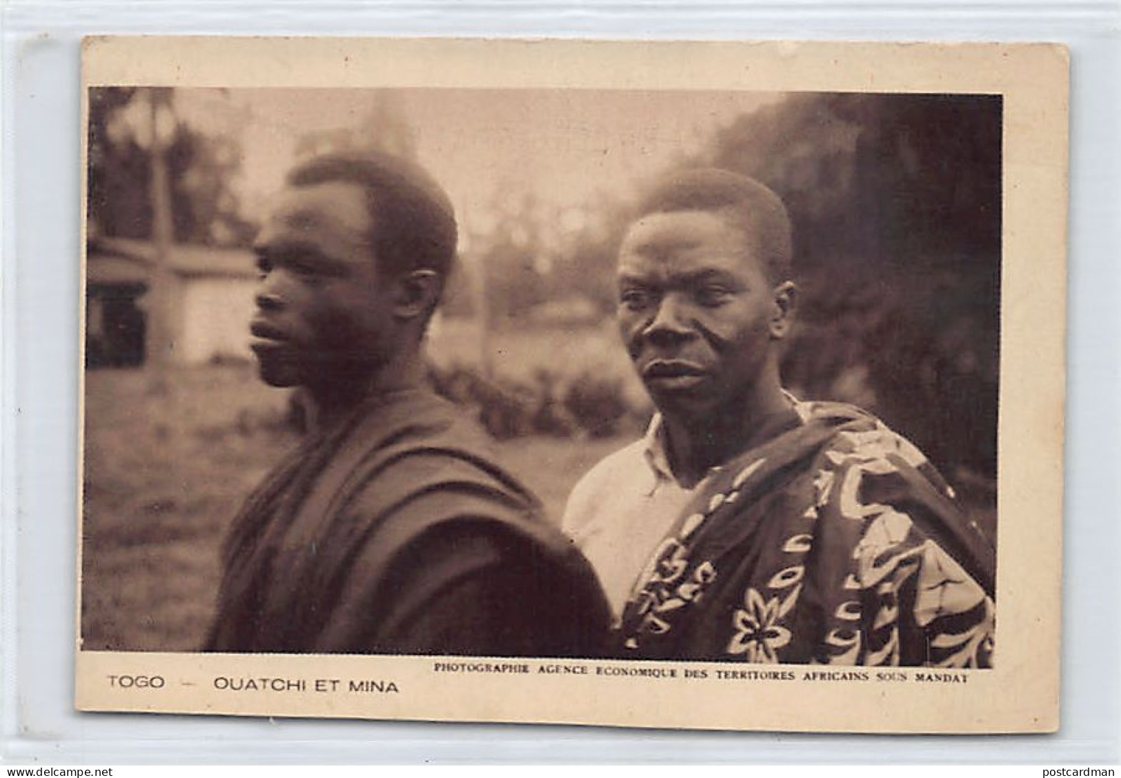 TOGO - Ouatchi Et Mina, Types D'hommes - VOIR LES SCANS POUR L'ÉTAT - Ed. Agence économique De Territoires Africains Sou - Togo