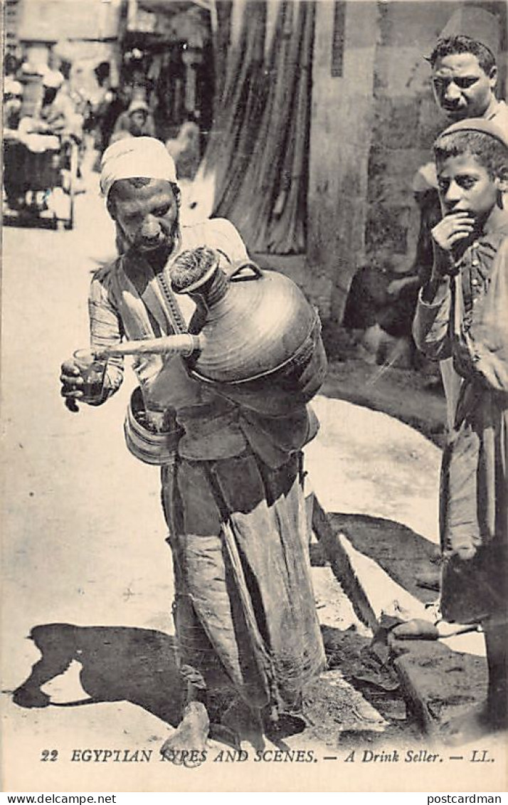 Egypt - Egyptian Scenes & Types - A Drink Seller - Publ. LL - Levy & Son 22 - Andere & Zonder Classificatie