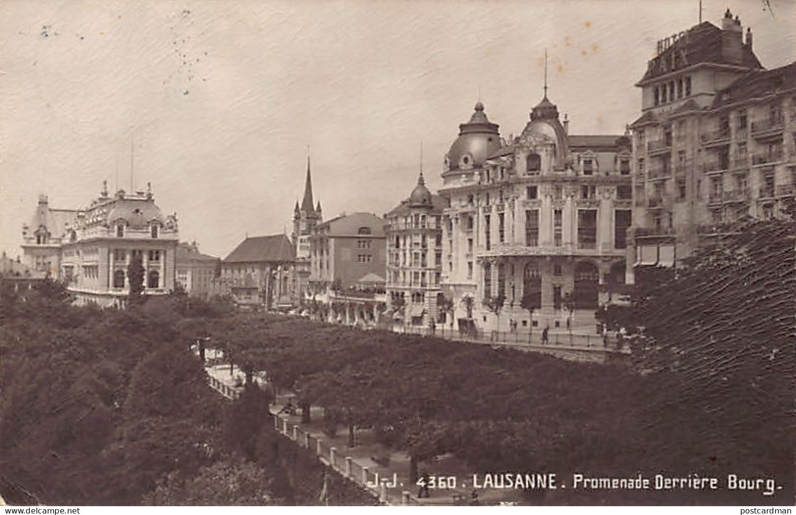 LAUSANNE  (VD) Promenade Derrière-Bourg - Ed. Jullien Frères 4360 - Lausanne