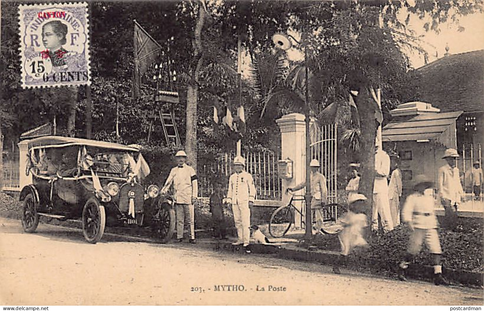 Viet-Nam - MYTHO - La Poste - Automobile Postale - Ed. Albert Portail 203 - Vietnam