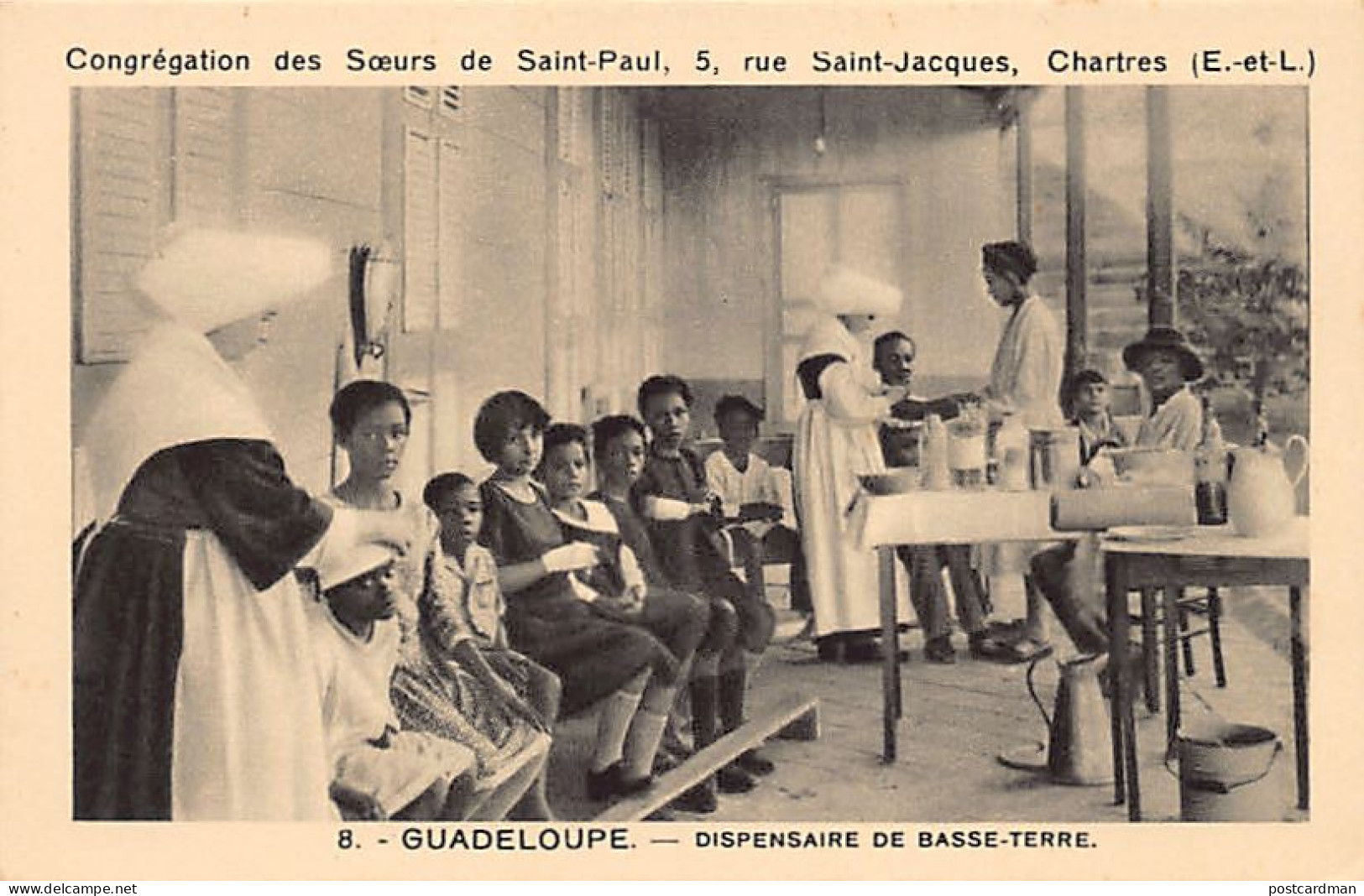 Guadeloupe - Dispensaire De Basse-Terre - Ed. Congrégation Des Soeurs De Saint-Paul 8 - Otros & Sin Clasificación