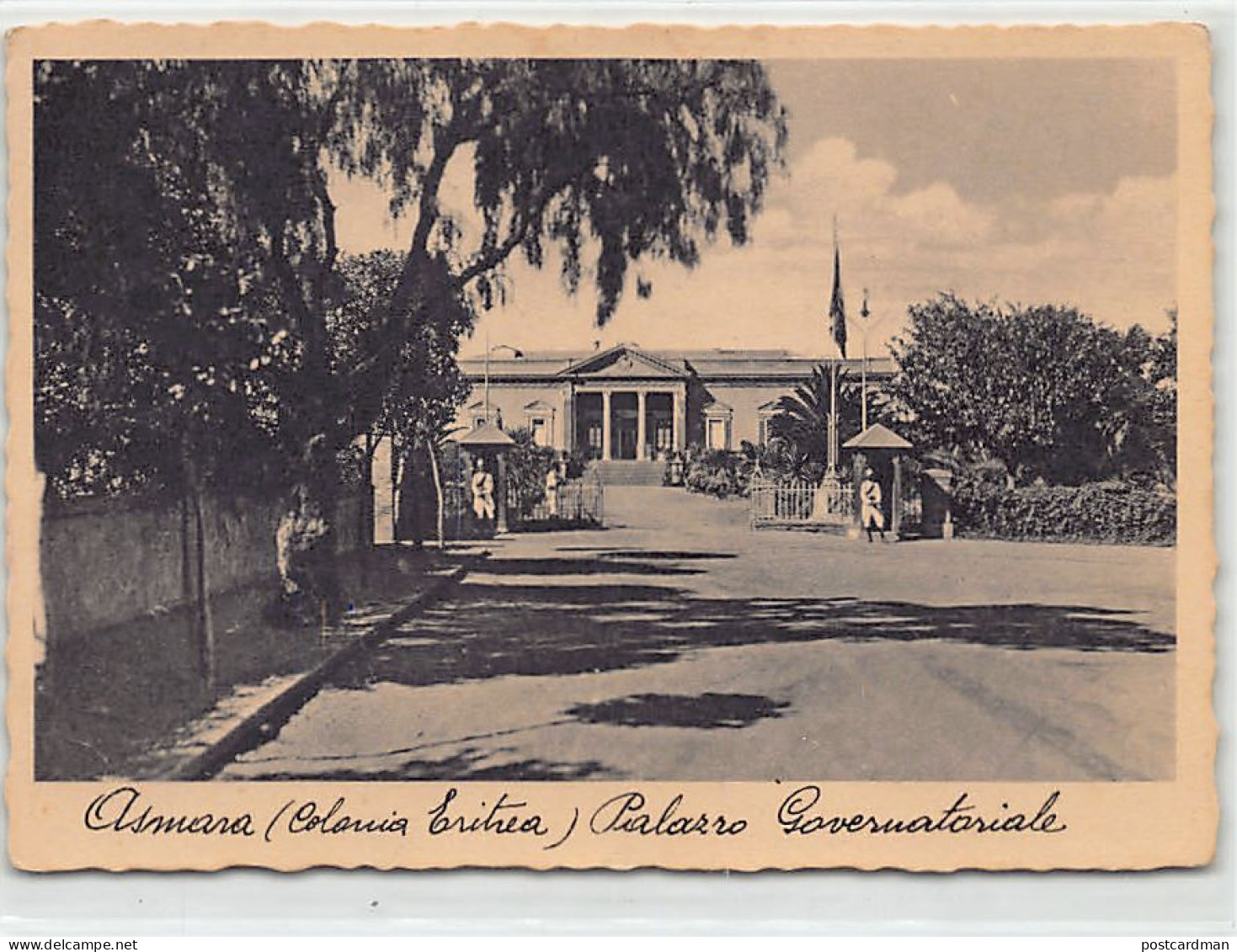 Eritrea - ASMARA - The Governor's Palace - Publ. A. A. E F. Cicero  - Eritrea