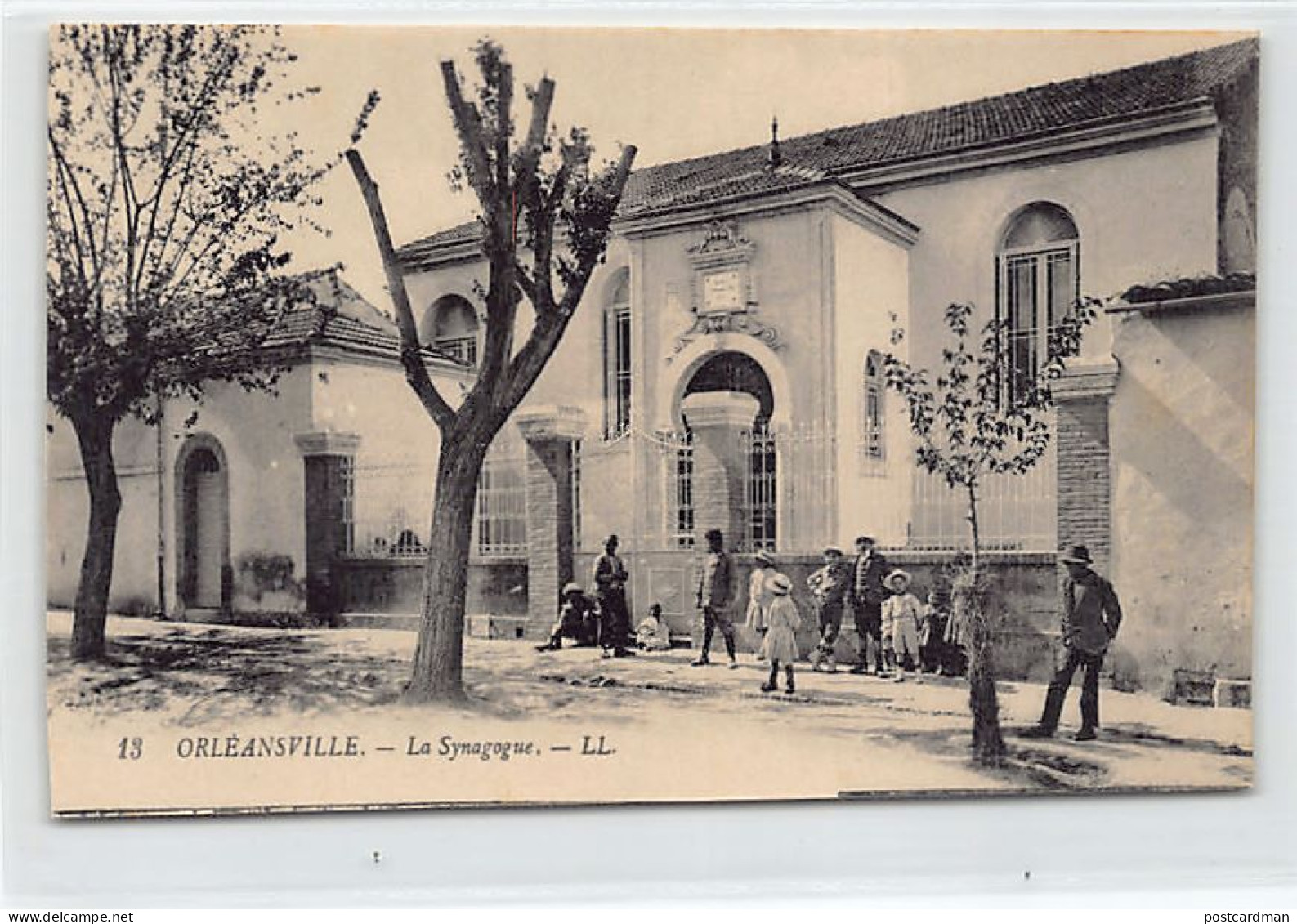 Judaica - ALGÉRIE - Orléansville - La Synagogue - Ed. Lévy L.L. 13 - Judaisme